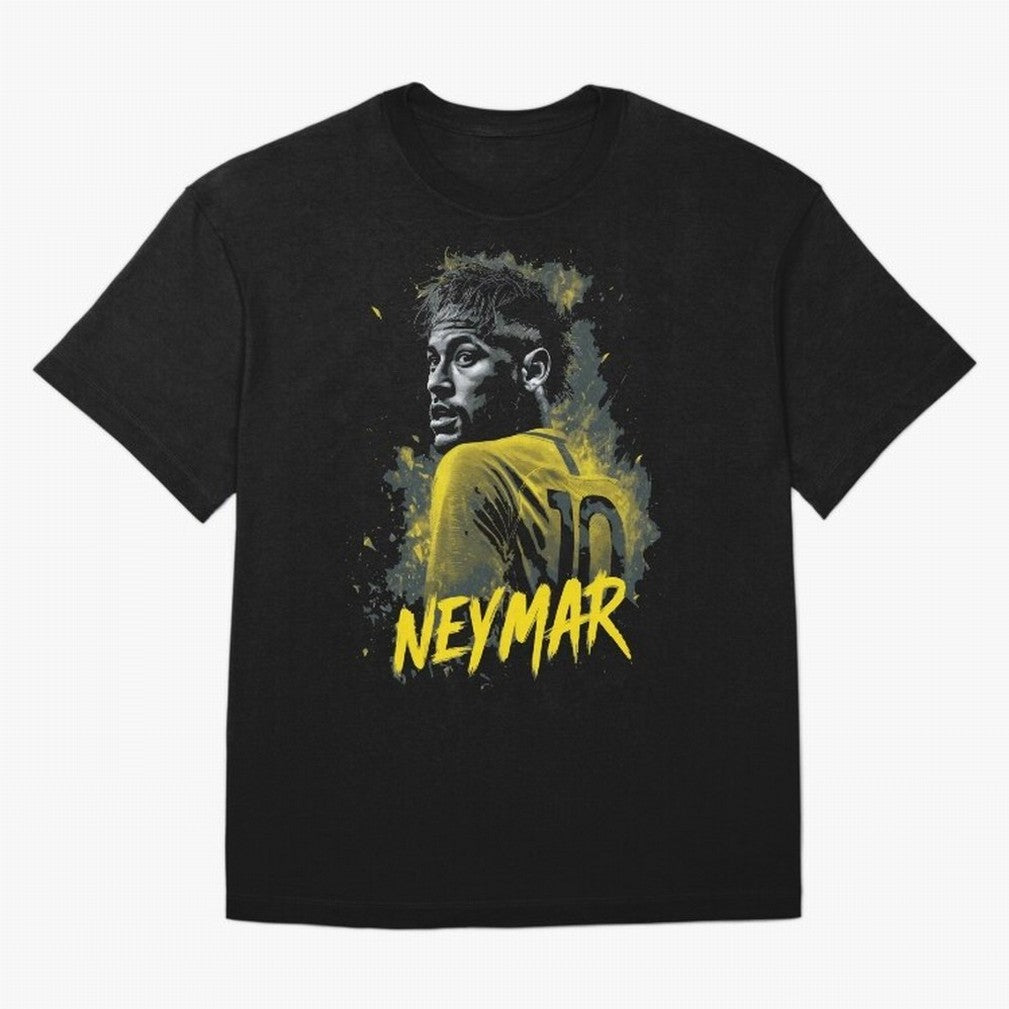 Neymar Design 10 Essential T-Shirt Feel the Roar of Match Day Hype around FIFA World Cup 2026 USA Canada Mexico, Haaland, Spain, Match Day Excitement, Supporter Culture, Golden Goals and Global Football Passion; Perfect for Fans, Collectors, Family
