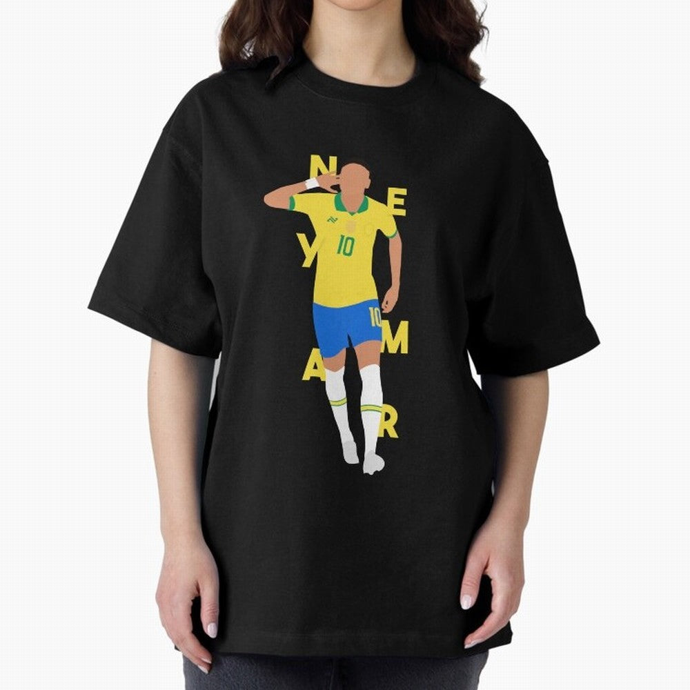 Neymar x Brazil Classic T-Shirt Capture Global Football Passion for FIFA World Cup 2026 USA Canada Mexico, Capturing Neymar, Netherlands, Football Festival Excitement, Trophy Ambitions, Country Rivalries and Star Player Buzz; Great for Watch