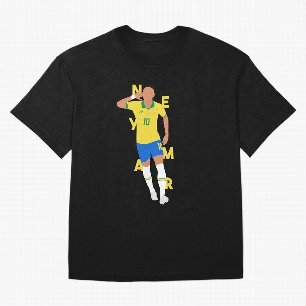 Neymar x Brazil Classic T-Shirt Capture Global Football Passion for FIFA World Cup 2026 USA Canada Mexico, Capturing Neymar, Netherlands, Football Festival Excitement, Trophy Ambitions, Country Rivalries and Star Player Buzz; Great for Watch