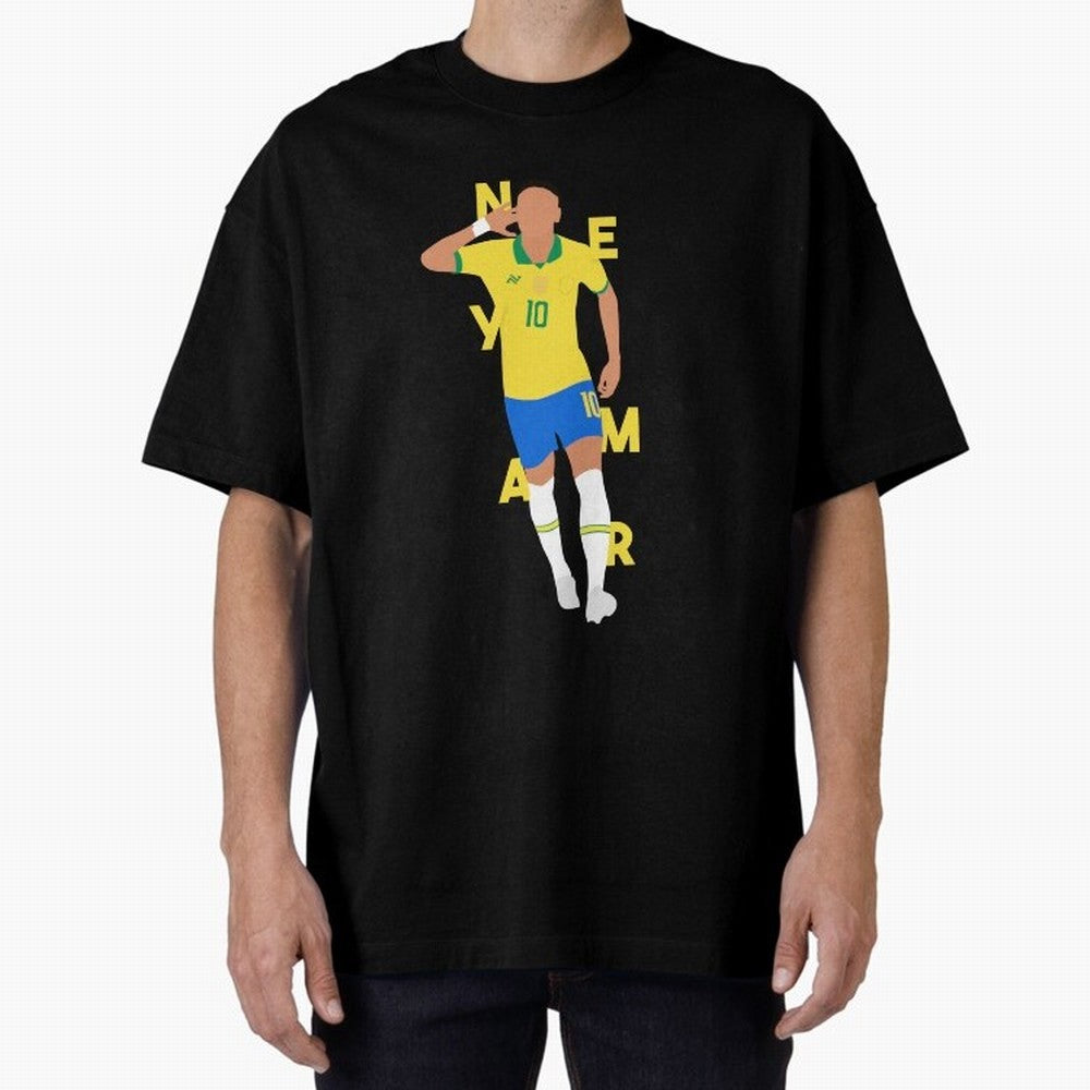 Neymar x Brazil Classic T-Shirt Capture Global Football Passion for FIFA World Cup 2026 USA Canada Mexico, Capturing Neymar, Netherlands, Football Festival Excitement, Trophy Ambitions, Country Rivalries and Star Player Buzz; Great for Watch