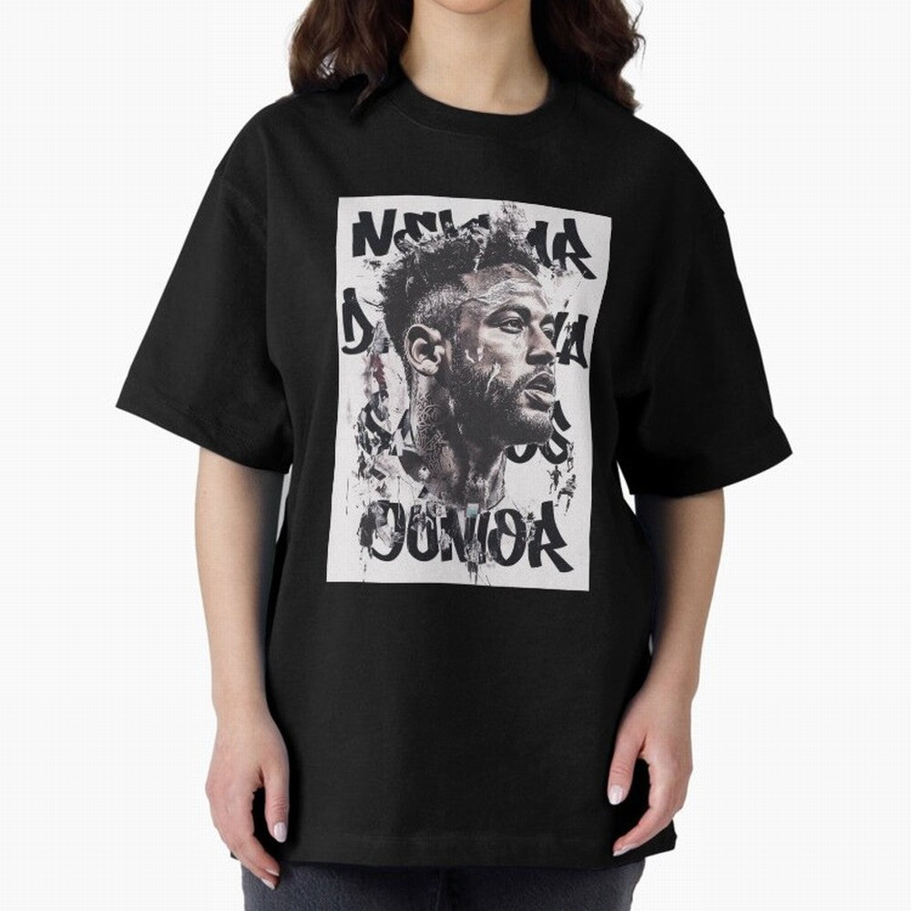 Potrait artistic collage of Neymar Classic T-Shirt Cheer through Every Moment of Match Day Hype around FIFA World Cup 2026, Mbappe, England, Goal Celebration Energy, Supporter Heritage, Football Icons and Worldwide Tournament Joy; Made for