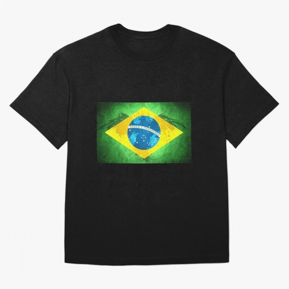 Brazil Oversized T-Shirt Bring Retro Soccer Energy to the FIFA World Cup 2026 Journey through Messi, Neymar and Mbappe Highlights, Argentina and Brazil Pride, Fan Favorite Moments, National Team Passion, Big Match Drama and Soccer History; Perfect
