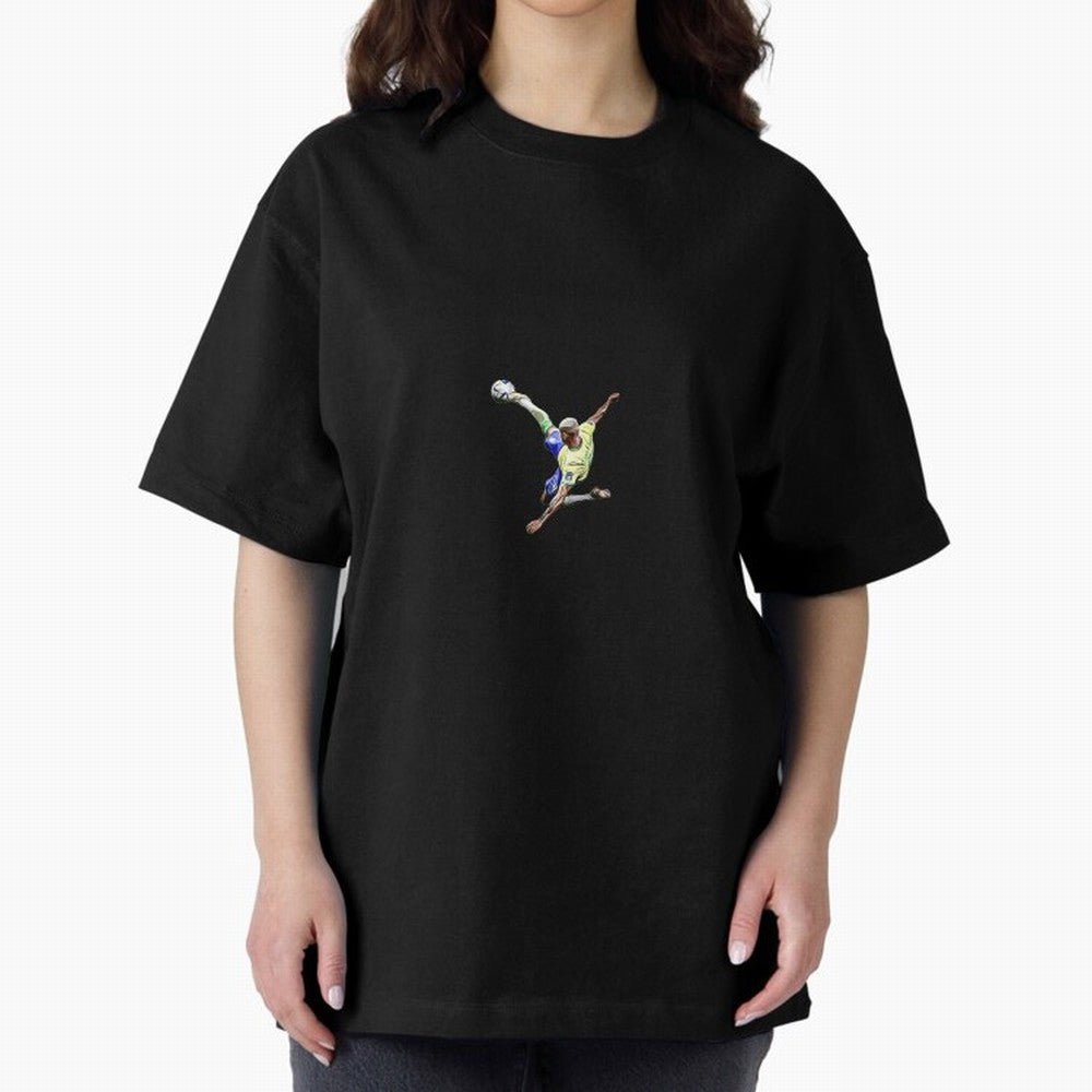 Richarlison best goal Oversized T-Shirt Make Every Kick Count in FIFA World Cup 2026 Group Stage Spirit, Featuring France, Neymar, Stadium Memories, Football Loyalty, International Chants and Championship Tradition; Ideal for Fans Who Follow Messi,