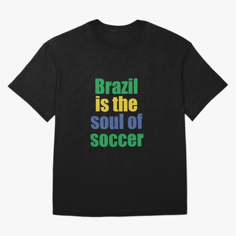 brasil Classic T-Shirt Wear the Spirit of FIFA World Cup 2026 Driven by Messi and Cristiano Ronaldo, England, France and Netherlands Energy, Football History, Final Match Energy, Crowd Noise and Once in a Lifetime Moments; Ideal for Football Dads,