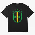 BRASIL LOGO 002 Oversized T-Shirt Represent FIFA World Cup 2026 USA Canada Mexico Featuring Messi, Portugal Energy, Retro Football Energy, Iconic Rivalries, Trophy Chase Drama and Stadium Atmosphere; Perfect for Fans, Collectors, Family Gatherings,