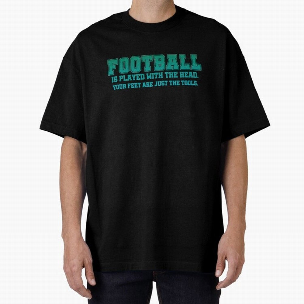 Football is played with the head. Classic T-Shirt Follow Every Goal of FIFA World Cup 2026 USA Canada Mexico for Fans of CR7 and England, France and Netherlands, Bringing Championship Spirit, Famous Goals, Roaring Crowds and International Football