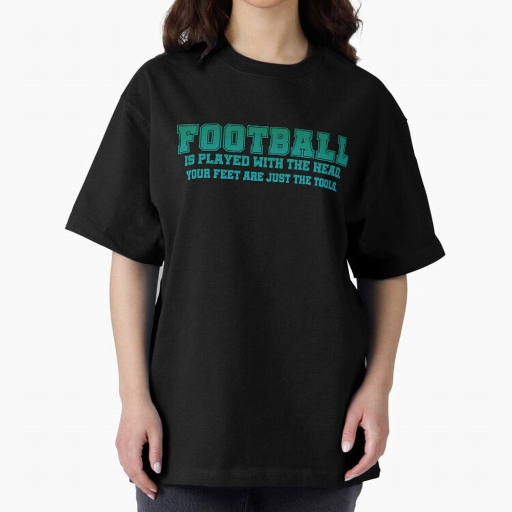 Football is played with the head. Classic T-Shirt Follow Every Goal of FIFA World Cup 2026 USA Canada Mexico for Fans of CR7 and England, France and Netherlands, Bringing Championship Spirit, Famous Goals, Roaring Crowds and International Football