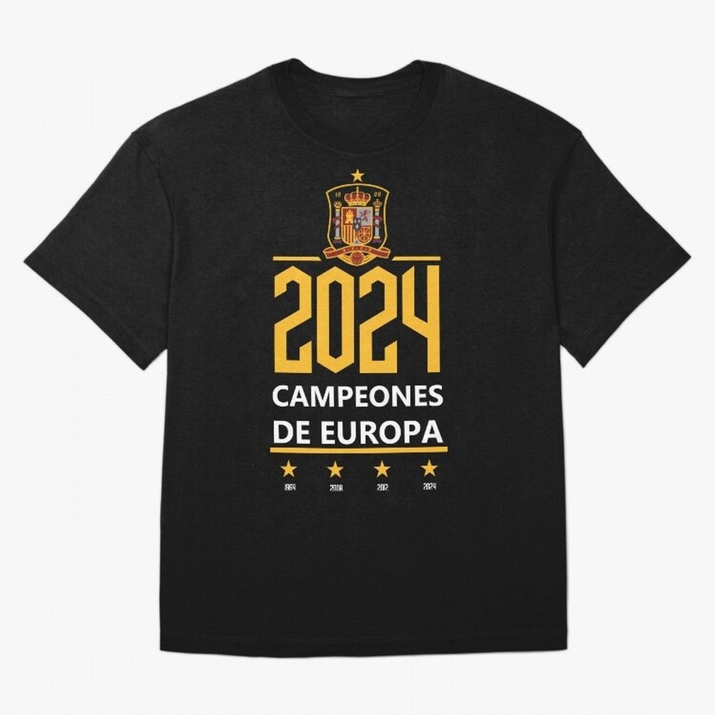 Campeonato Europa 2024 Oversized T-Shirt Cheer through Every Moment of Global Football Passion for FIFA World Cup 2026, Inspired by Mbappe, Spain, Football Festival Excitement, Trophy Ambitions, Country Rivalries and Star Player Buzz; Perfect for