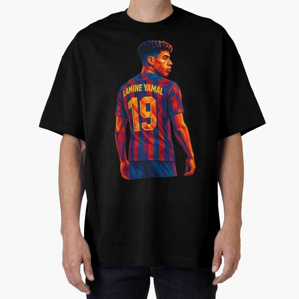 Lamine Yamal Oversized T-Shirt Bring Retro Soccer Energy to FIFA World Cup 2026 Group Stage for Fans of Haaland and Mbappe and Argentina, Bringing Worldwide Fan Energy, Dramatic Goals, Stadium Lights and Championship Celebrations; Ideal for