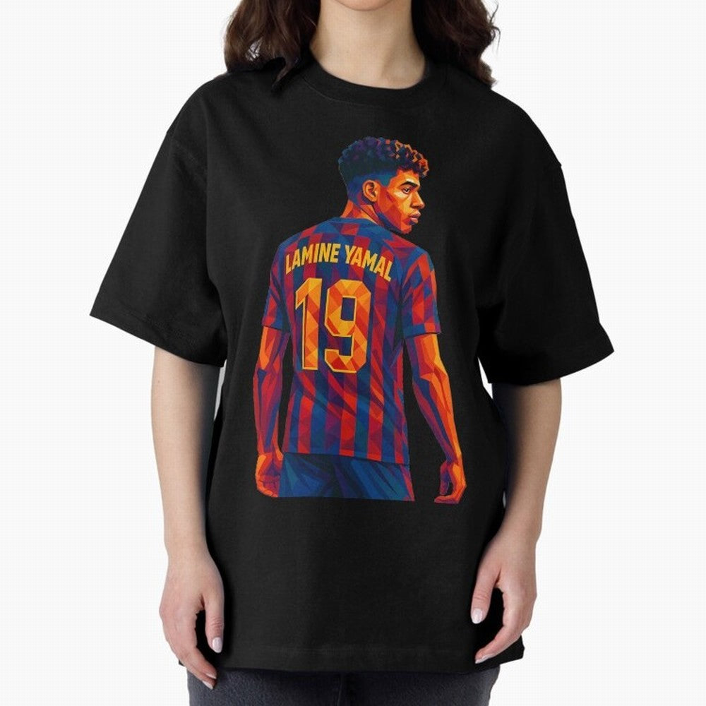 Lamine Yamal Oversized T-Shirt Bring Retro Soccer Energy to FIFA World Cup 2026 Group Stage for Fans of Haaland and Mbappe and Argentina, Bringing Worldwide Fan Energy, Dramatic Goals, Stadium Lights and Championship Celebrations; Ideal for