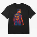 Lamine Yamal Oversized T-Shirt Bring Retro Soccer Energy to FIFA World Cup 2026 Group Stage for Fans of Haaland and Mbappe and Argentina, Bringing Worldwide Fan Energy, Dramatic Goals, Stadium Lights and Championship Celebrations; Ideal for