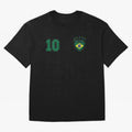 Classic Brasil Soccer No. 10 Brazil World Jersey Cup T Shirt Classic T-Shirt Bring a Vintage Feel to FIFA World Cup 2026 USA Canada Mexico Built around Neymar, Haaland and Cristiano Ronaldo, England and Germany Energy, Retro Football Energy, Iconic