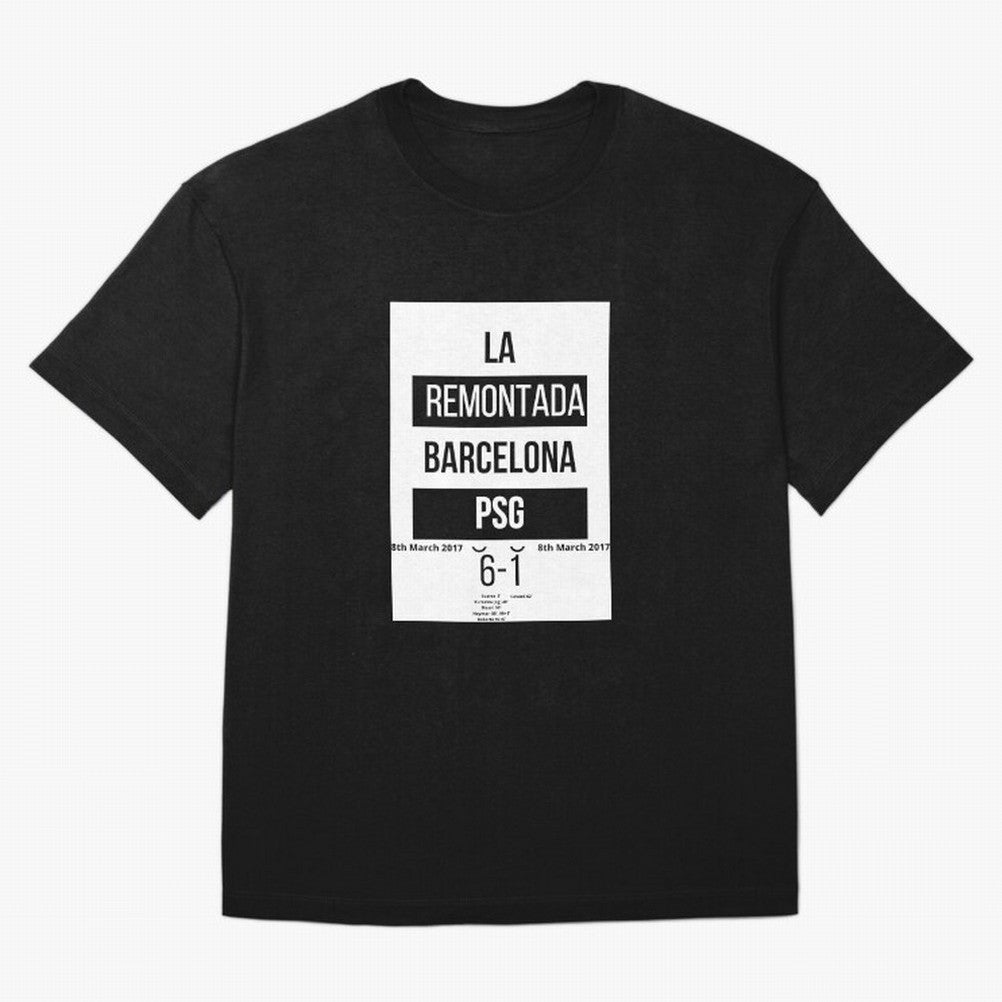La Remontada Oversized T-Shirt Celebrate Classic Football Spirit in FIFA World Cup 2026 Group Stage for Fans of Messi, CR7 and Mbappe and Spain, Bringing Fan Favorite Moments, National Team Passion, Big Match Drama and Soccer History; Ideal for