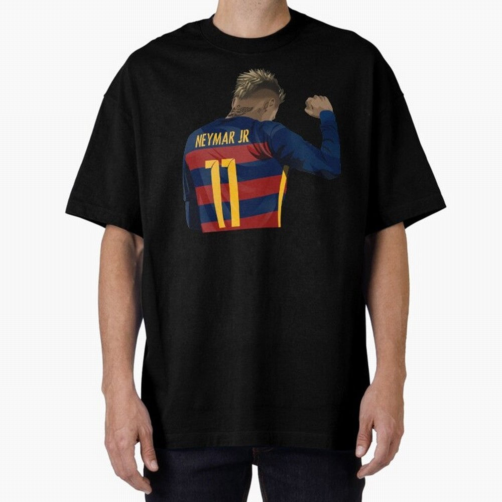 Neymar Oversized T-Shirt Discover Match Day Hype around FIFA World Cup 2026, Messi, CR7 and Mbappe, Argentina and Brazil, Retro Football Energy, Iconic Rivalries, Trophy Chase Drama and Stadium Atmosphere; Ideal for Passionate Fans Who Love