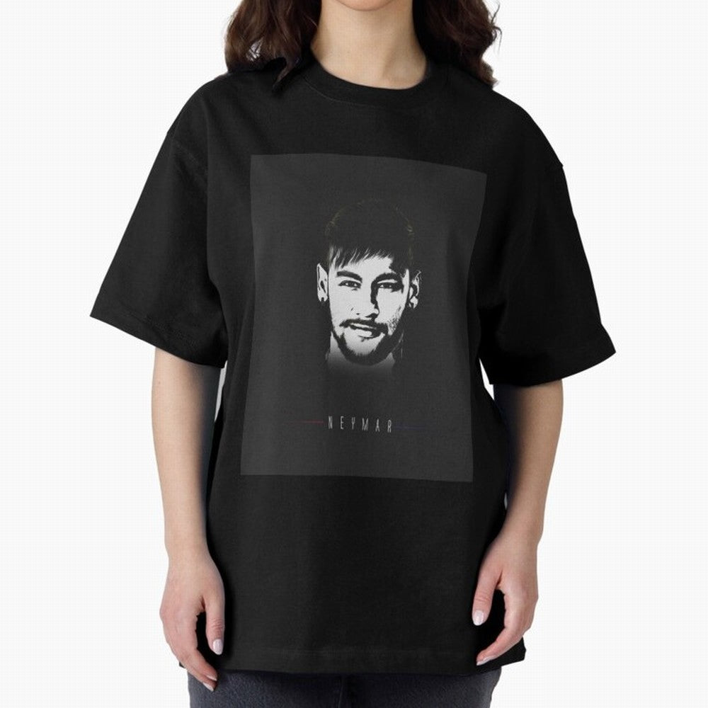 Designs by Neymar Illustration Classic T-Shirt Join the Global Buzz around FIFA World Cup 2026 Group Stage Spirit, Driven by Argentina, Mbappe and Neymar, Retro Football Energy, Iconic Rivalries, Trophy Chase Drama and Stadium Atmosphere; Perfect
