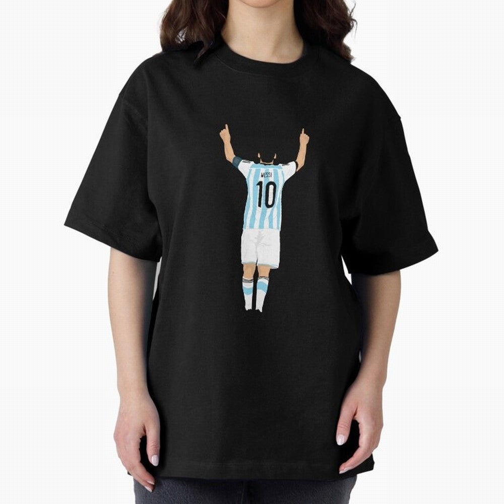 LEO MESSI ILLUSTRATION Classic T-Shirt Celebrate the Next Chapter of FIFA World Cup 2026 Group Stage for Fans of Messi, CR7 and Mbappe and England, France and Netherlands, Bringing Vintage Soccer Flavor, Modern Football Stars, National Flags and