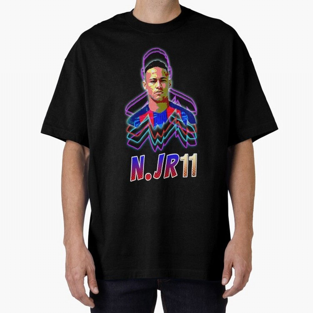 Neymar - Neon T-Shirt Essential T-Shirt Relive the FIFA World Cup 2026 Journey through Haaland and Mbappe Highlights, Argentina and Brazil Pride, Champion Mindset, Group Stage Buzz, Knockout Tension and Passionate Fan Culture; Perfect for