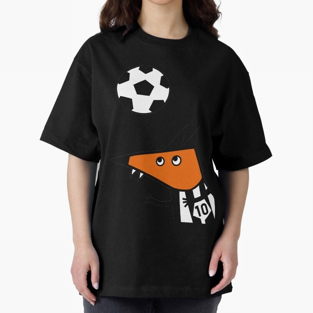 Football FOX Oversized T-Shirt Spotlight Match Day Hype around FIFA World Cup 2026 Group Stage, CR7 and Messi, Portugal, Spain and Germany, Goal Celebration Energy, Supporter Heritage, Football Icons and Worldwide Tournament Joy; Perfect for