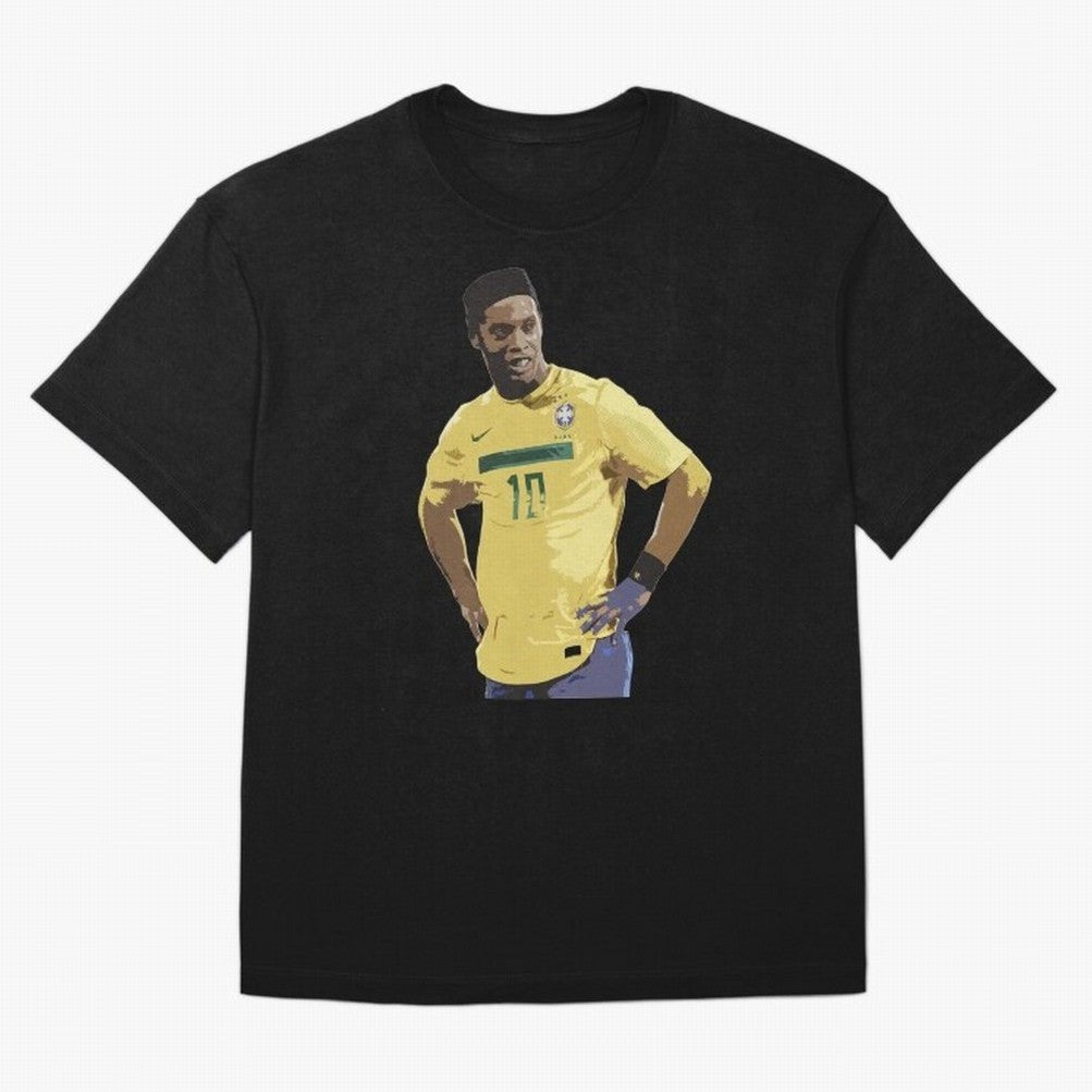 Ronaldinho Brazil Joga Bonito Classic T-Shirt Elevate FIFA World Cup 2026 for Fans of Messi and Cristiano Ronaldo and England and Germany, Bringing Worldwide Fan Energy, Dramatic Goals, Stadium Lights and Championship Celebrations; Ideal for