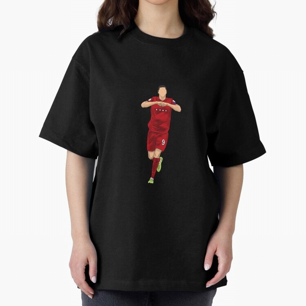 Celebration Oversized T-Shirt Bring World Football Passion into FIFA World Cup 2026 USA Canada Mexico Featuring Haaland and Mbappe, Spain Energy, Championship Spirit, Famous Goals, Roaring Crowds and International Football Unity; Created for Match