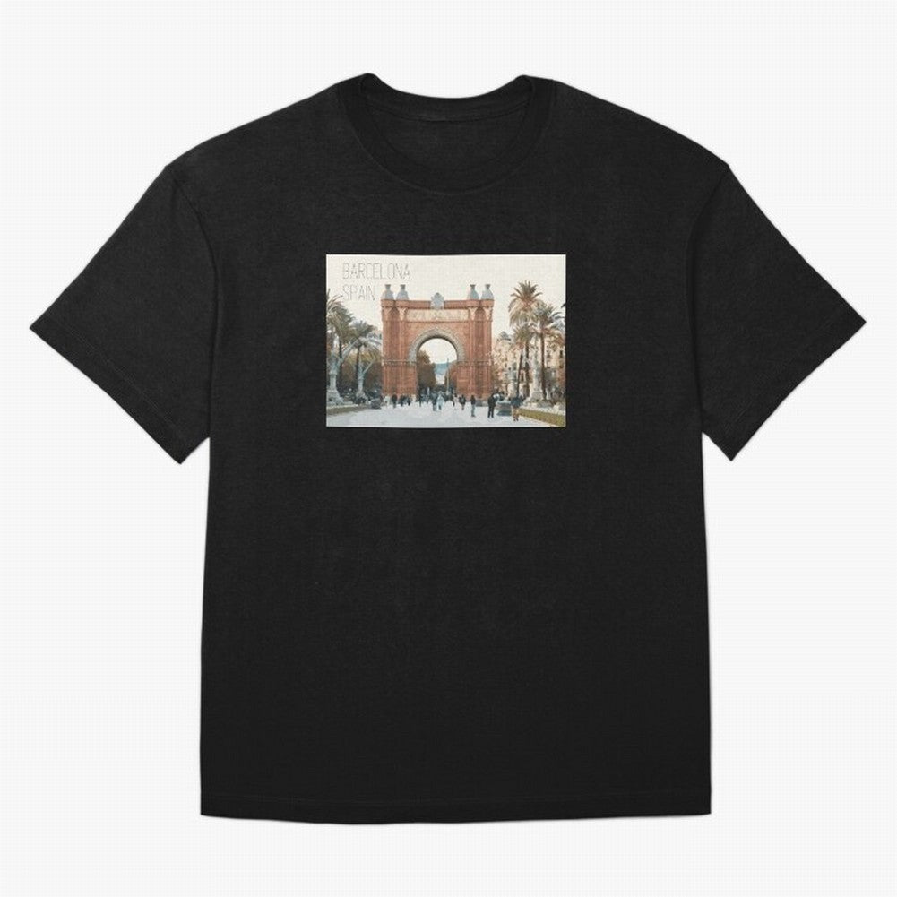 Barcelona Print Classic T-Shirt Celebrate the Biggest Stage of the FIFA World Cup 2026 Group Stage Journey through Messi, Neymar and Mbappe Highlights, England and Germany Pride, Worldwide Fan Energy, Dramatic Goals, Stadium Lights and Championship