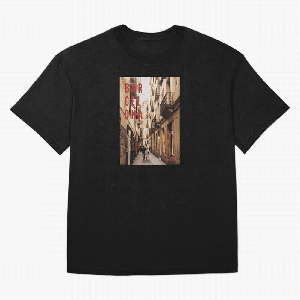 Barcelona Print Classic T-Shirt Show Support during FIFA World Cup 2026 Spirit, Filled with Portugal, Messi, Football Passion, Legendary Performances, Festival Vibes and Supporter Community; Great for Watch Parties, Sports Bars, Family Nights, Fan