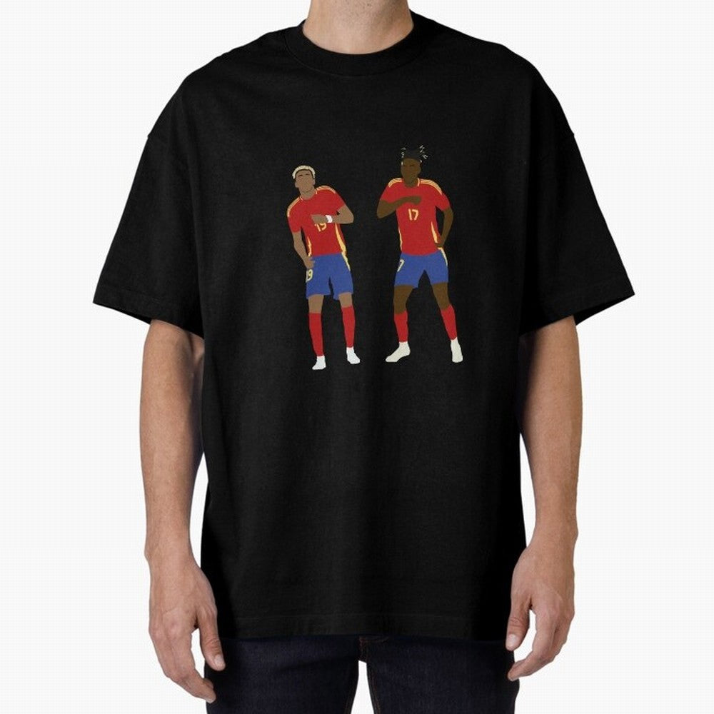 Yamal and Williams Dance Duo Oversized T-Shirt Show Support during the FIFA World Cup 2026 USA Canada Mexico Journey through Neymar Highlights, England and Germany Pride, Match Day Excitement, Supporter Culture, Golden Goals and Global Football