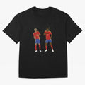 Yamal and Williams Dance Duo Oversized T-Shirt Show Support during the FIFA World Cup 2026 USA Canada Mexico Journey through Neymar Highlights, England and Germany Pride, Match Day Excitement, Supporter Culture, Golden Goals and Global Football