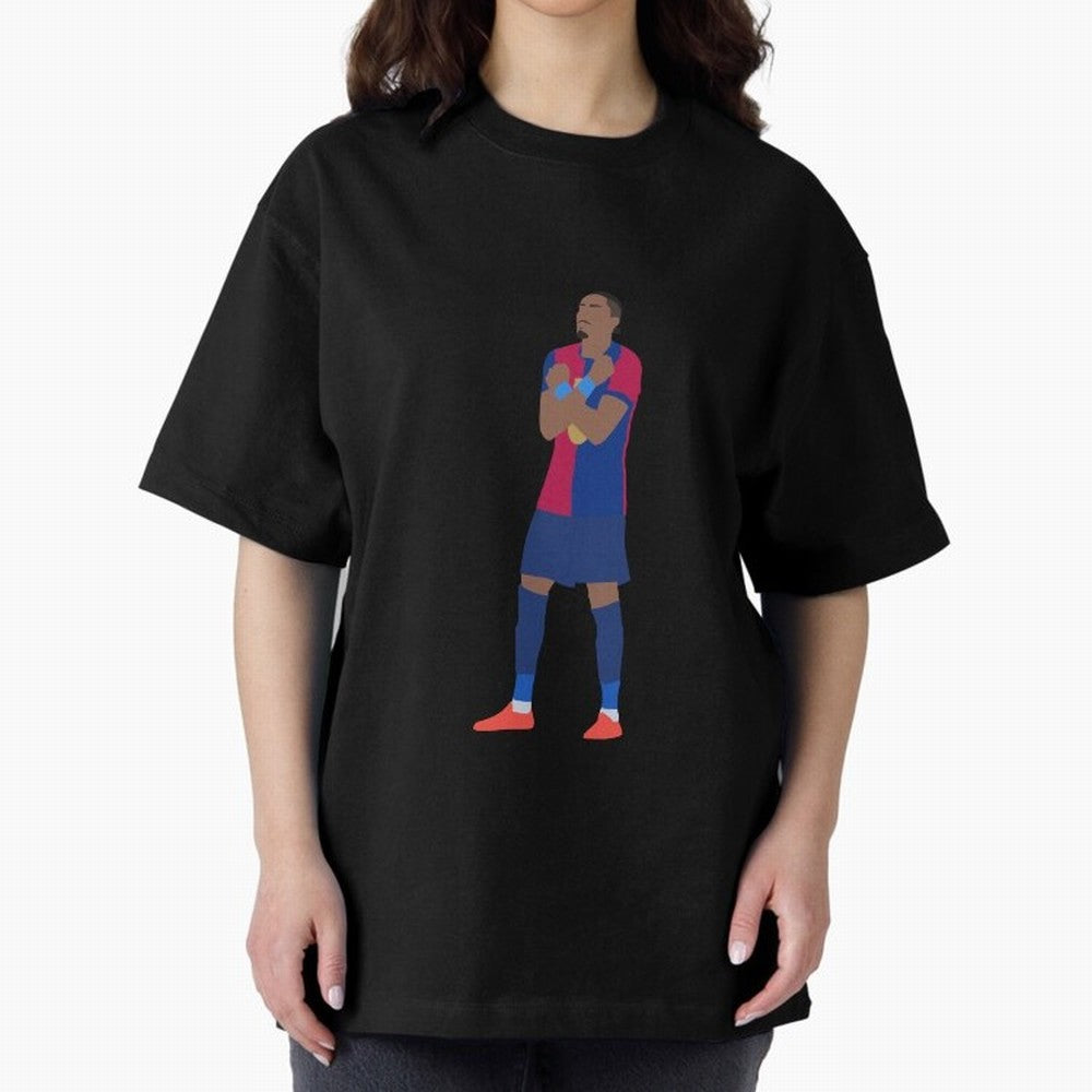 Raphinha Barcelona Celebration Classic T-Shirt Join Supporters Worldwide for Global Football Passion for FIFA World Cup 2026, Inspired by Messi, Neymar and Mbappe, England, Football Passion, Legendary Performances, Festival Vibes and Supporter