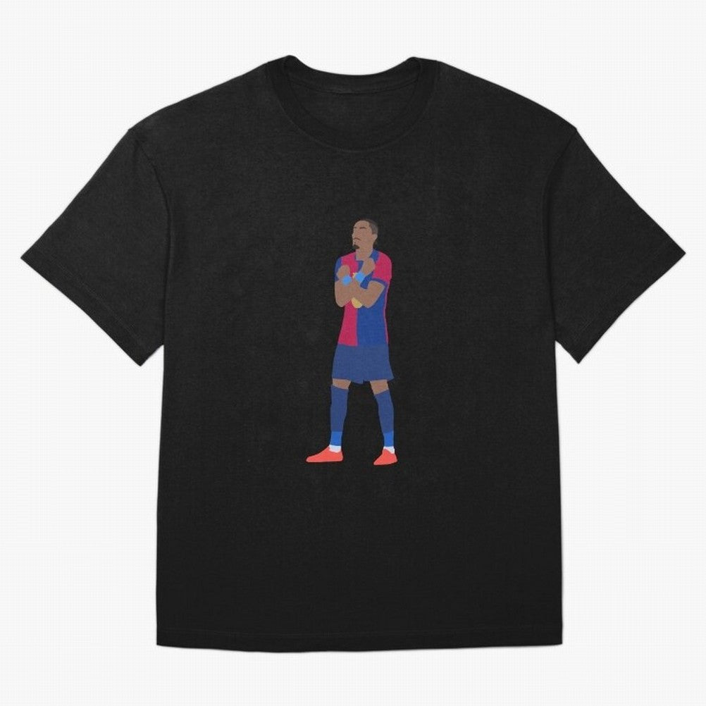 Raphinha Barcelona Celebration Classic T-Shirt Join Supporters Worldwide for Global Football Passion for FIFA World Cup 2026, Inspired by Messi, Neymar and Mbappe, England, Football Passion, Legendary Performances, Festival Vibes and Supporter
