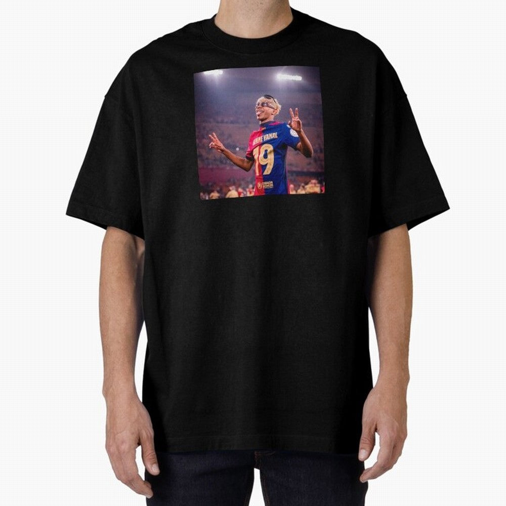 Lamine Yamal Oversized T-Shirt Honor Football Greatness during the FIFA World Cup 2026 Journey through Cristiano Ronaldo, Haaland and CR7 Highlights, Portugal, Spain and Germany Pride, Sports Nostalgia, International Competition, Famous Players and