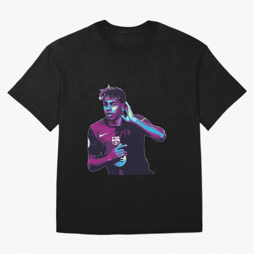 Lamine Yamal goal celebration Oversized T-Shirt Make Every Match About Global Football Passion for FIFA World Cup 2026, Featuring Haaland and Mbappe, Netherlands, Match Day Excitement, Supporter Culture, Golden Goals and Global Football Passion;
