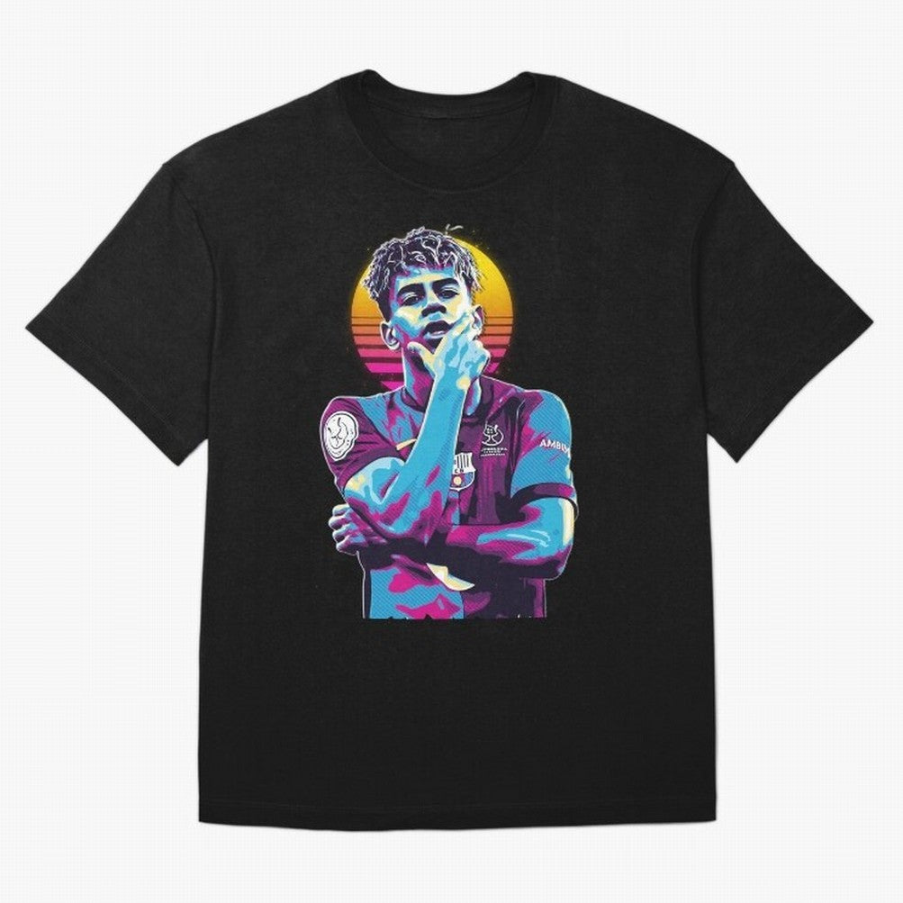 Lamine Yamal goal celebration Classic T-Shirt Experience the Global Stage of FIFA World Cup 2026 Group Stage for Fans of Cristiano Ronaldo, Haaland and CR7 and Argentina and Brazil, Bringing Retro Football Energy, Iconic Rivalries, Trophy Chase