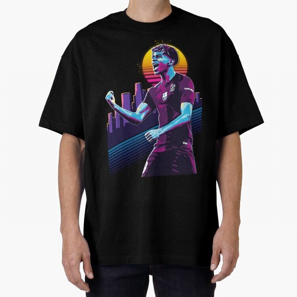 Lamine Yamal celebration 3 Oversized T-Shirt Enjoy the FIFA World Cup 2026 Group Stage Journey through Neymar, Haaland and Cristiano Ronaldo Highlights, Spain Pride, Tournament Hype, Historic Matchups, Family Viewing Parties and Global Sports