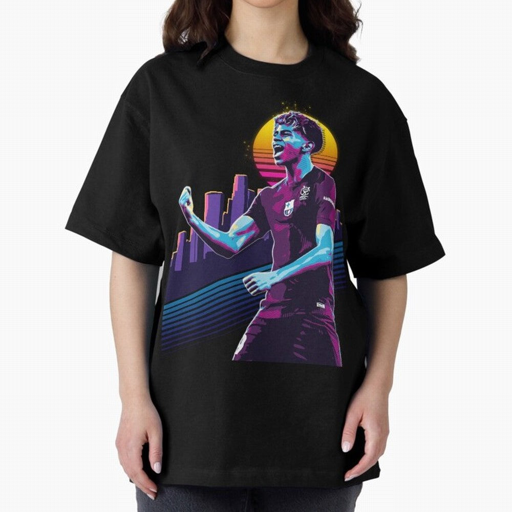 Lamine Yamal celebration 3 Oversized T-Shirt Enjoy the FIFA World Cup 2026 Group Stage Journey through Neymar, Haaland and Cristiano Ronaldo Highlights, Spain Pride, Tournament Hype, Historic Matchups, Family Viewing Parties and Global Sports
