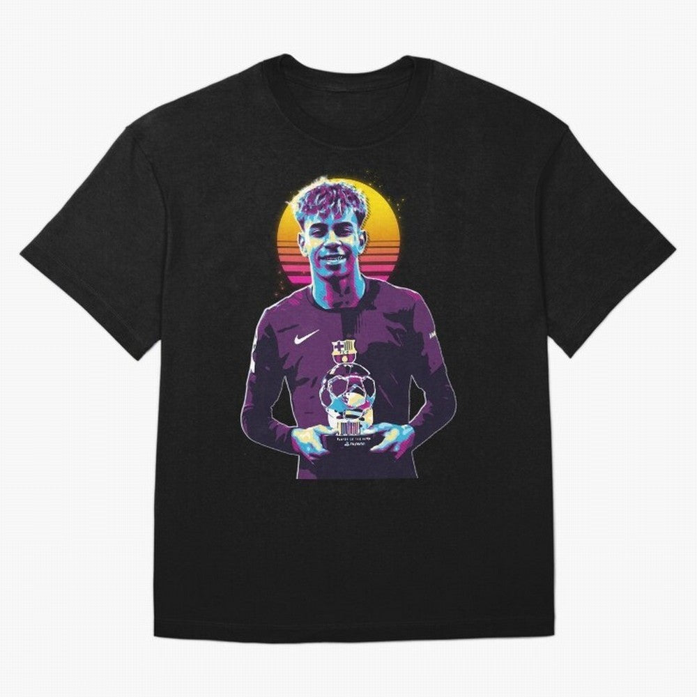 Lamine Yamal holding the trophy Classic T-Shirt Get Ready for Global Football Passion for FIFA World Cup 2026 USA Canada Mexico, Capturing Cristiano Ronaldo, England, France and Netherlands, Stadium Memories, Football Loyalty, International Chants