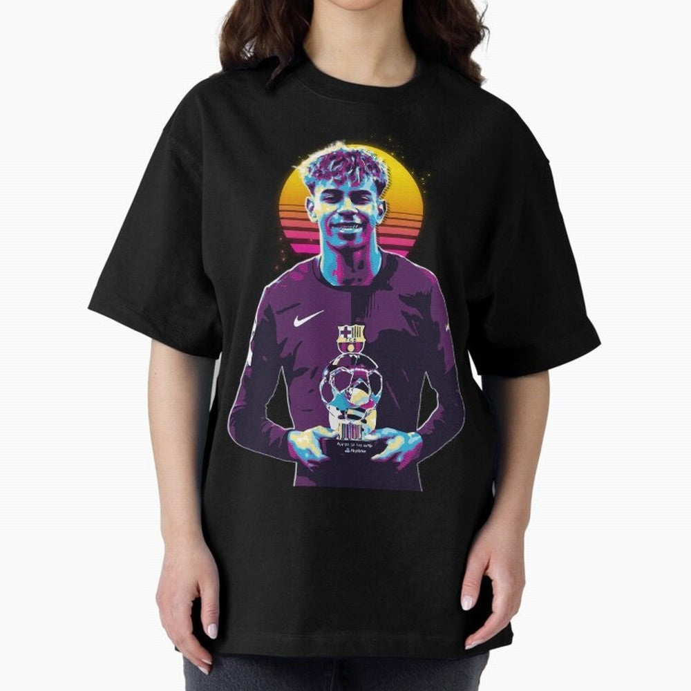 Lamine Yamal holding the trophy Classic T-Shirt Get Ready for Global Football Passion for FIFA World Cup 2026 USA Canada Mexico, Capturing Cristiano Ronaldo, England, France and Netherlands, Stadium Memories, Football Loyalty, International Chants