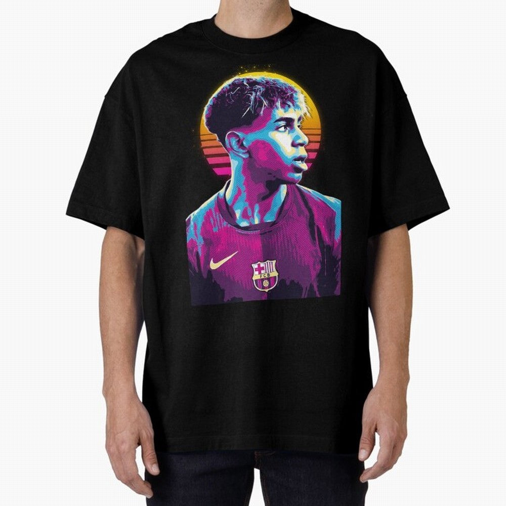 Lamine Yamal youn player the best Oversized T-Shirt Bring FIFA World Cup 2026 USA Canada Mexico Highlighting Haaland, Portugal Energy, Champion Mindset, Group Stage Buzz, Knockout Tension and Passionate Fan Culture; Ideal for Football Dads,