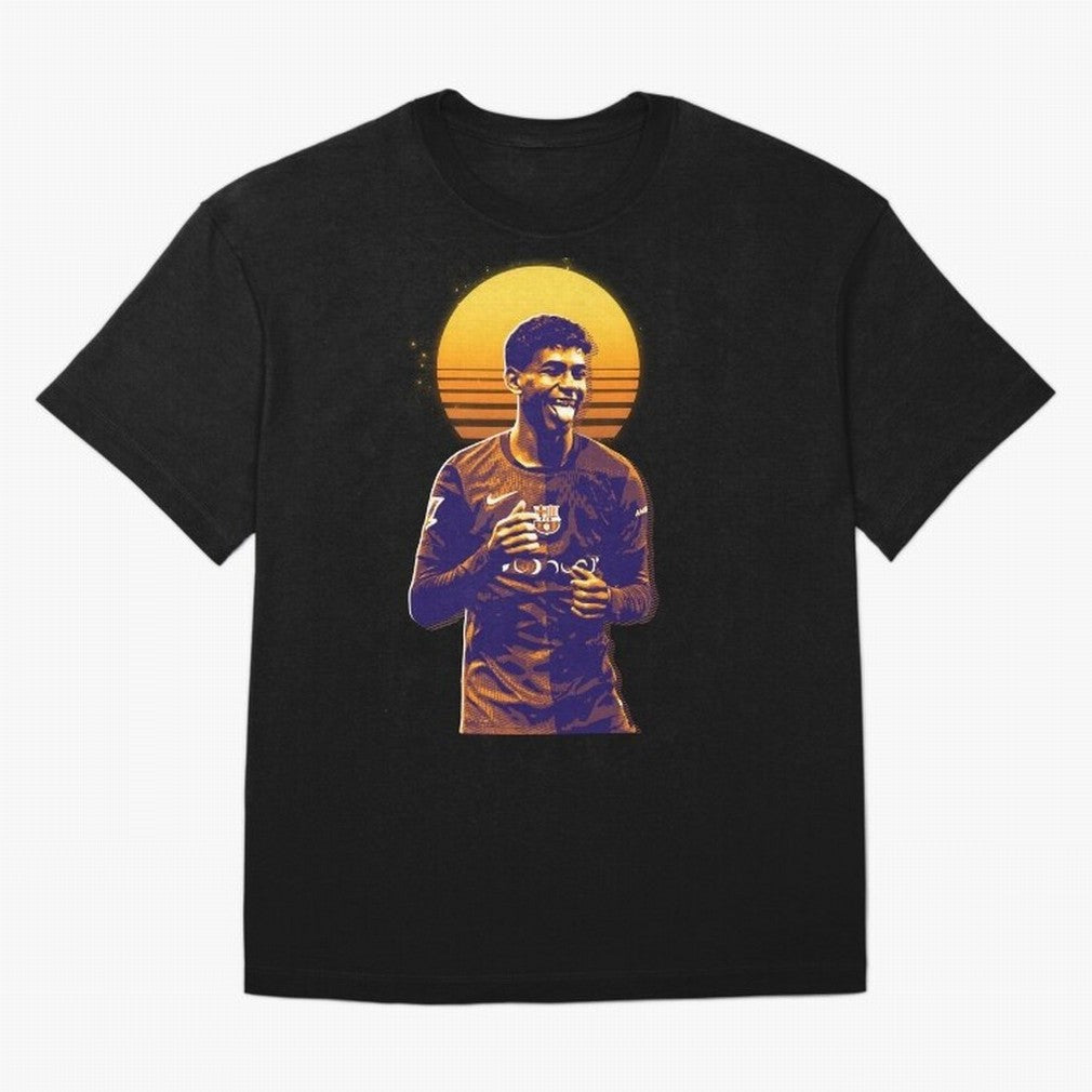Yamal Lamine fcb club Oversized T-Shirt Bring Trophy Dreams to Global Football Passion for FIFA World Cup 2026 USA Canada Mexico, Inspired by Neymar, Haaland and Cristiano Ronaldo, England and Germany, Goal Celebration Energy, Supporter Heritage,