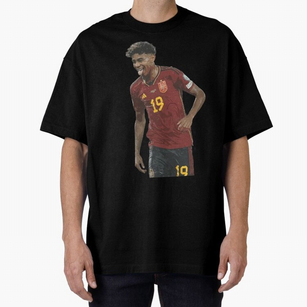 Lamine Yamal Oversized T-Shirt Create FIFA World Cup 2026 Group Stage Spirit, Made for Portugal, Cristiano Ronaldo, Haaland and CR7, Football Festival Excitement, Trophy Ambitions, Country Rivalries and Star Player Buzz; Made for Collectors Who