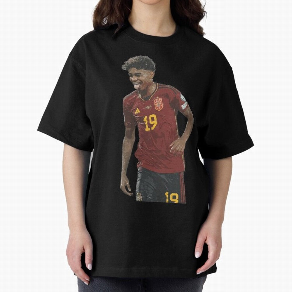 Lamine Yamal Oversized T-Shirt Create FIFA World Cup 2026 Group Stage Spirit, Made for Portugal, Cristiano Ronaldo, Haaland and CR7, Football Festival Excitement, Trophy Ambitions, Country Rivalries and Star Player Buzz; Made for Collectors Who