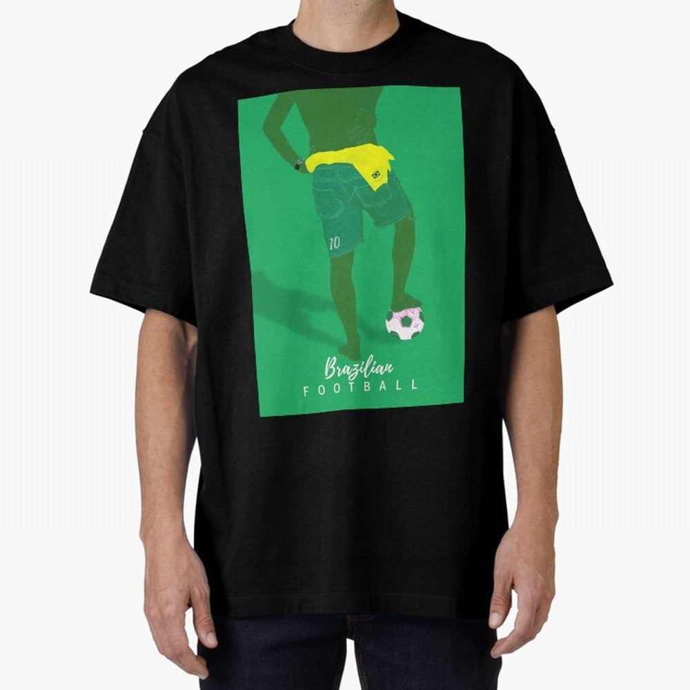 Brazilian Football Tribute Classic T-Shirt Show Match Day Excitement for FIFA World Cup 2026 USA Canada Mexico Spirit, Centered on Spain and Netherlands, Mbappe and Neymar, Classic Soccer Heritage, Championship Pressure, Fan Loyalty and