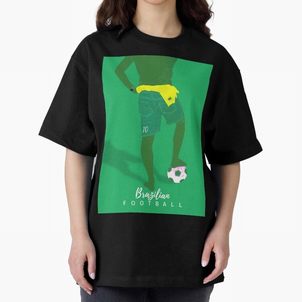 Brazilian Football Tribute Classic T-Shirt Show Match Day Excitement for FIFA World Cup 2026 USA Canada Mexico Spirit, Centered on Spain and Netherlands, Mbappe and Neymar, Classic Soccer Heritage, Championship Pressure, Fan Loyalty and