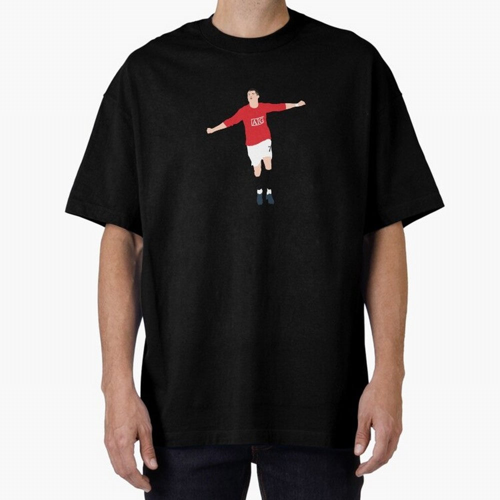 Vintage Cristiano Ronaldo Oversized T-Shirt Celebrate the Magic of FIFA World Cup 2026 USA Canada Mexico with Haaland, England and Germany Energy, Match Day Excitement, Supporter Culture, Golden Goals and Global Football Passion; Ideal for Football