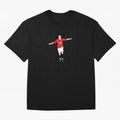 Vintage Cristiano Ronaldo Oversized T-Shirt Celebrate the Magic of FIFA World Cup 2026 USA Canada Mexico with Haaland, England and Germany Energy, Match Day Excitement, Supporter Culture, Golden Goals and Global Football Passion; Ideal for Football