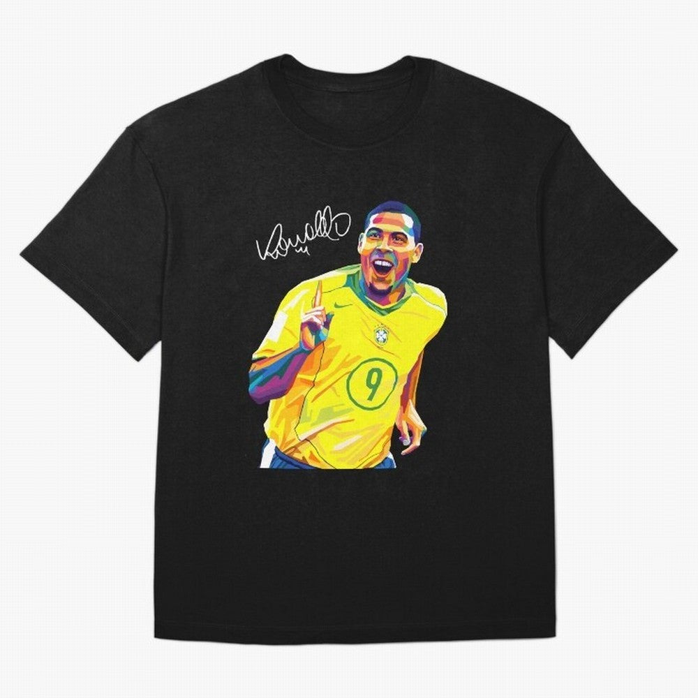 Ronaldo 9 Wpap Pop Art Oversized T-Shirt Bring Bold Fan Energy to Match Day Hype around FIFA World Cup 2026 Group Stage, Mbappe, Portugal, Spain and Germany, Vintage Soccer Flavor, Modern Football Stars, National Flags and Final Night Emotion;