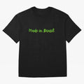 Made in Brazil Oversized T-Shirt Show Your Stadium Side during Global Football Passion for FIFA World Cup 2026 USA Canada Mexico, Centered on Mbappe, England, Champion Mindset, Group Stage Buzz, Knockout Tension and Passionate Fan Culture; Made for