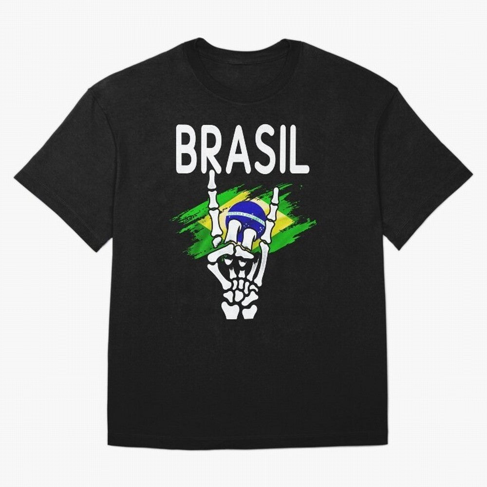 Brasil Classic T-Shirt Cheer for Match Day Hype around FIFA World Cup 2026 USA Canada Mexico, Mbappe and Neymar, Argentina and Brazil, Football Passion, Legendary Performances, Festival Vibes and Supporter Community; Ideal for Football Dads,
