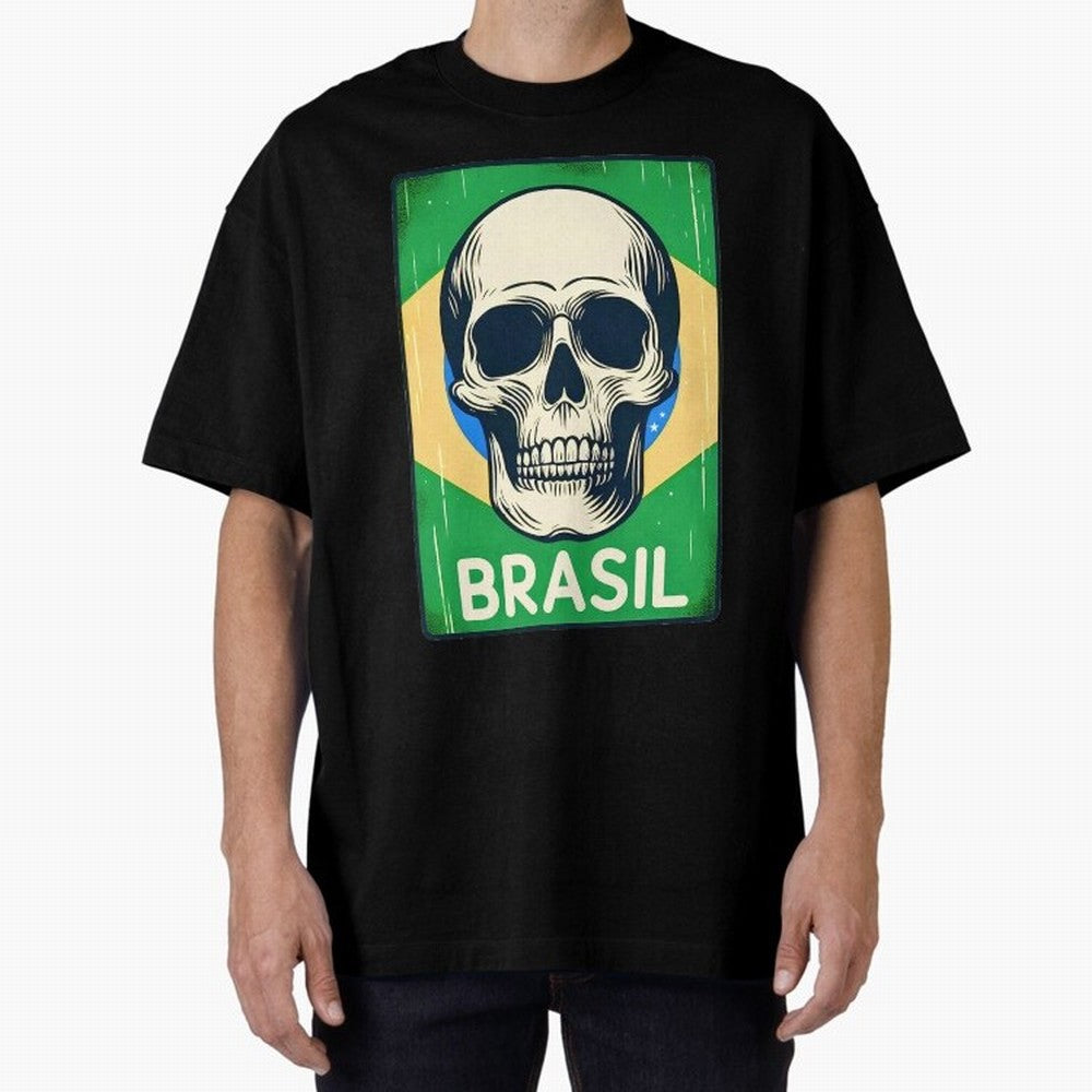 Brasil Classic T-Shirt Feel the Trophy Chase of Global Football Passion for FIFA World Cup 2026, Centered on Messi, Neymar and Mbappe, Brazil, Portugal and Argentina, Football Festival Excitement, Trophy Ambitions, Country Rivalries and Star Player