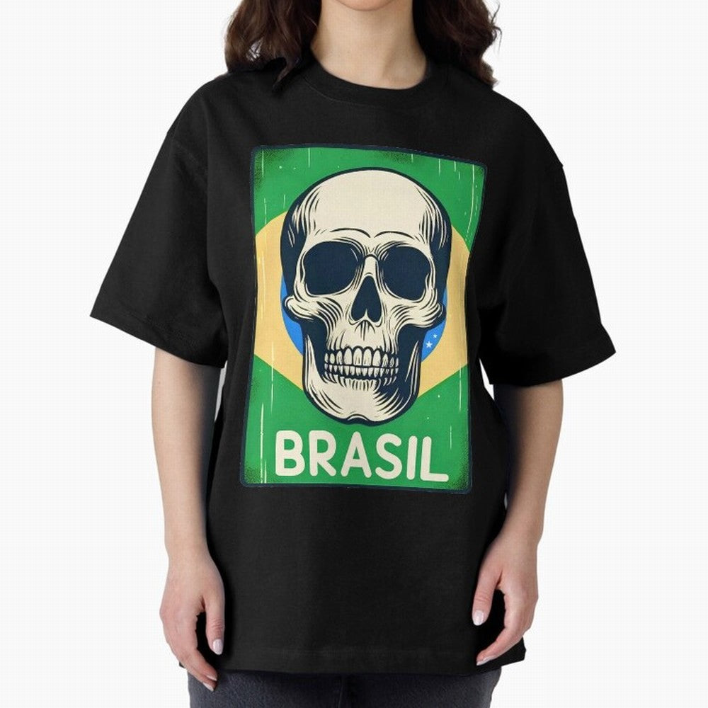 Brasil Classic T-Shirt Feel the Trophy Chase of Global Football Passion for FIFA World Cup 2026, Centered on Messi, Neymar and Mbappe, Brazil, Portugal and Argentina, Football Festival Excitement, Trophy Ambitions, Country Rivalries and Star Player